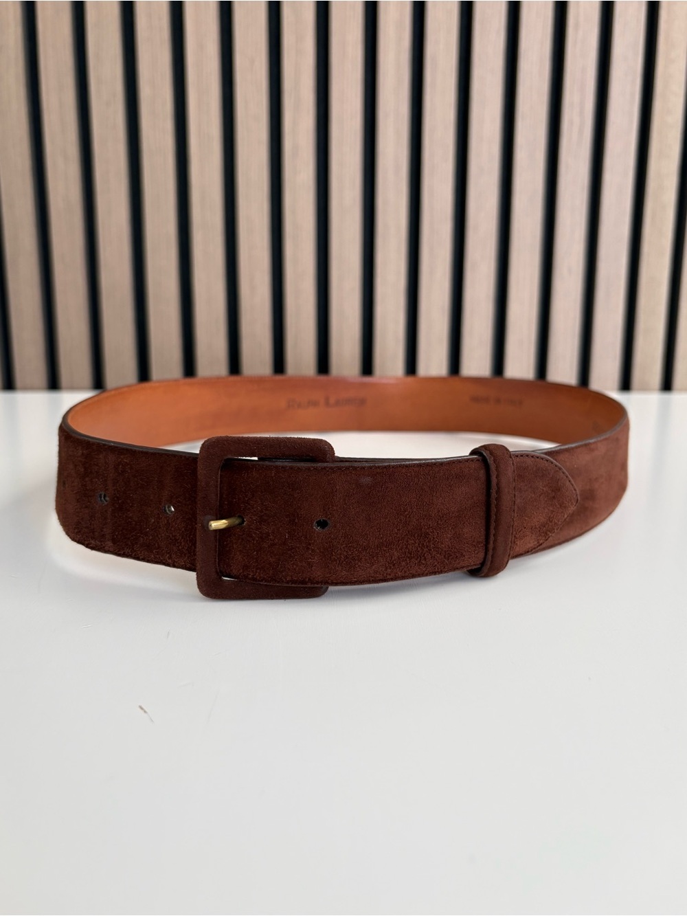 RALPH LAUREN Suede Belt